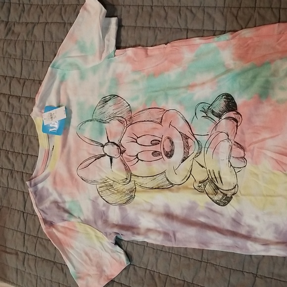 Girls tie dye Minnie Mouse Tshirt XL - Picture 1 of 2